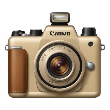 Canon Camera beige  sticker