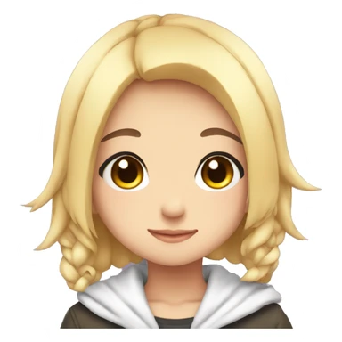 in love cute anime girl sticker