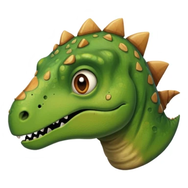 Dinosaur feel bad sticker