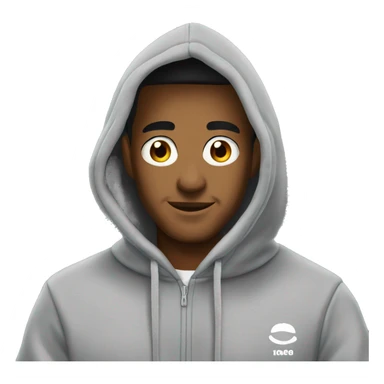 Grey pro club hoodie sticker