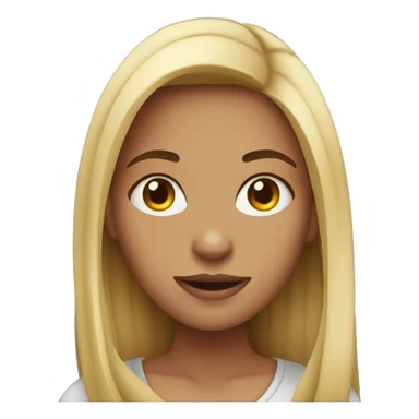 a girl embrassed sticker