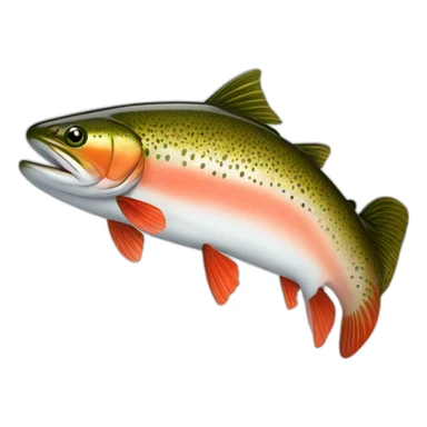 trout-salmon sticker