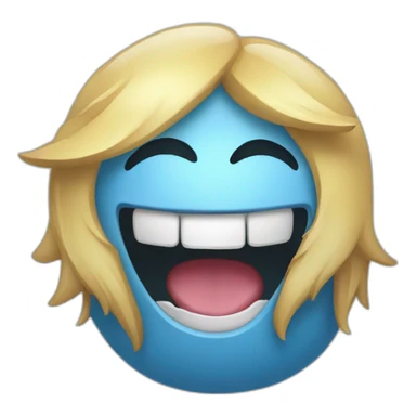 Derp laughing sticker