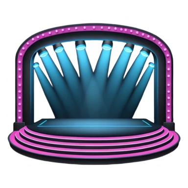 Music arena stage sticker