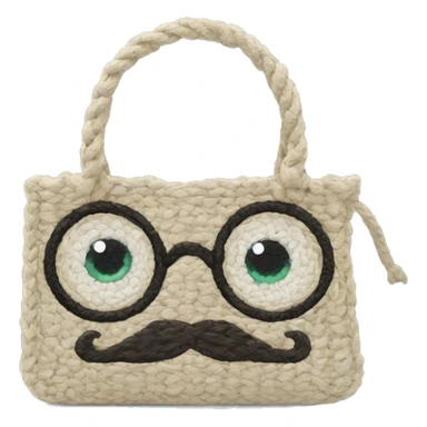 eyeglass edgy cable bag sticker