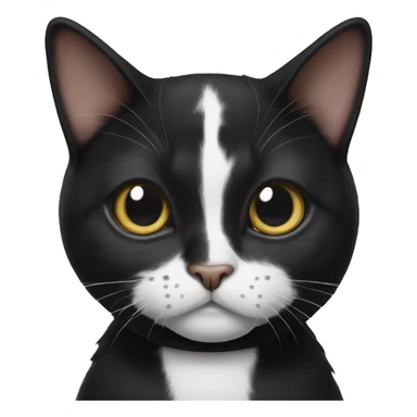 Tuxedo cat stinky sticker