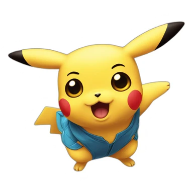 Surprised pikachu sticker