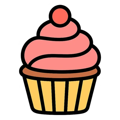 cupcake sticker