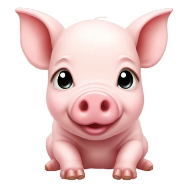 baby pig sticker