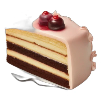 Montblanc cake sticker