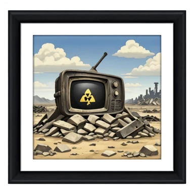 Fallout TV show sticker