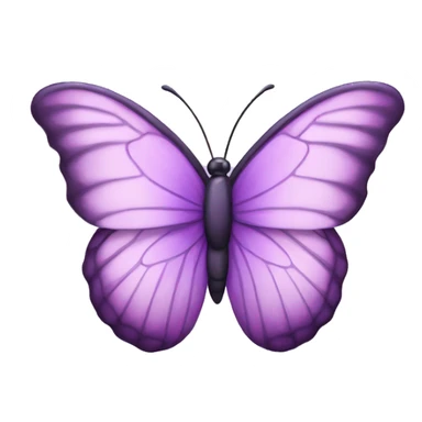   purple butterfly sticker