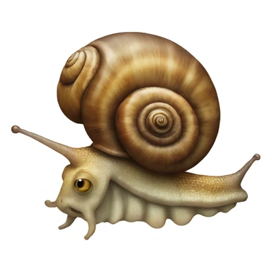 Snail with a cod piece sticker