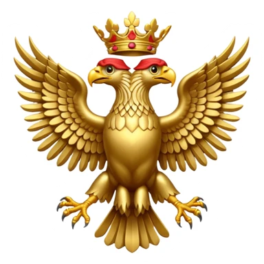 Double headed eagle emoji sticker