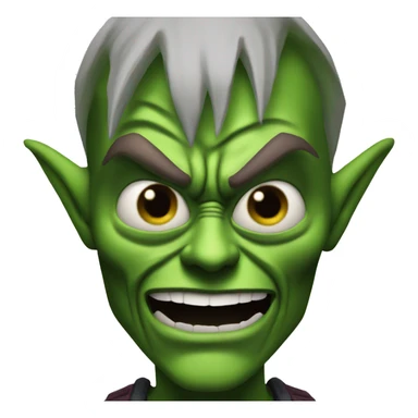 green goblin enemy of spiderman sticker