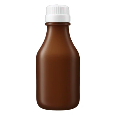brown gel bottle sticker