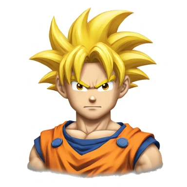 Goku from dragon ball z sticker