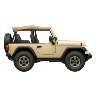 Jeep beige sticker