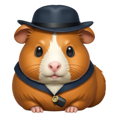detective guinea pig sticker