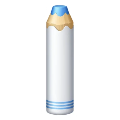 white crayon sticker