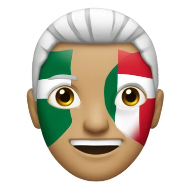 Mexican with a mexico flag sticker