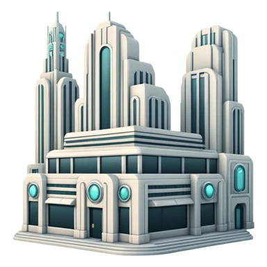Dystopian Aesthetic Scenery Deco sticker