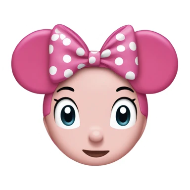 Disney Minnie ears in pink  sticker