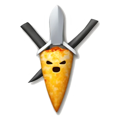 kunai with paella. sticker