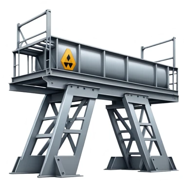 Steel girder sticker
