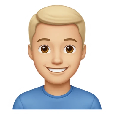 sneak smile man sticker