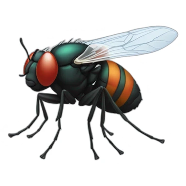 Fly bigger than a man sticker