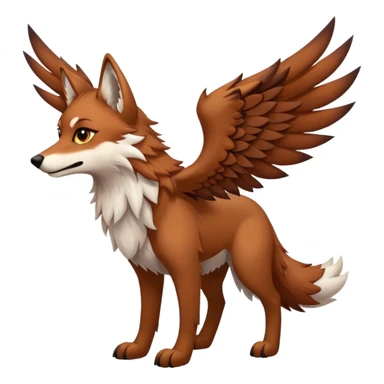 Falvie-Fionbri-WingedWolf94-creature sticker