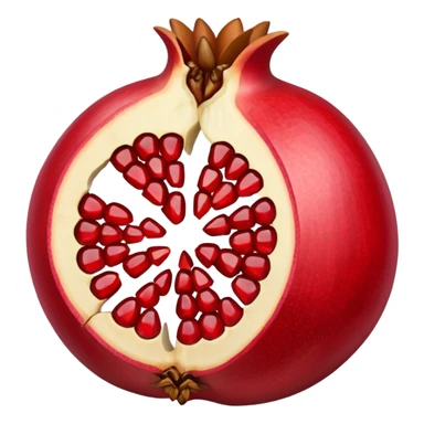 Cracked open Pomegranate emoji sticker