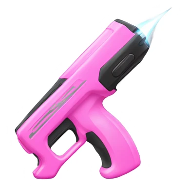 Small pink Self-defense taser sticker