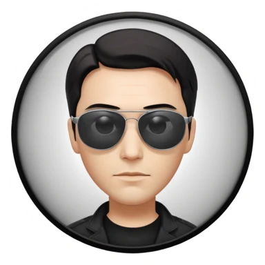 matrix neo sunglasses sticker