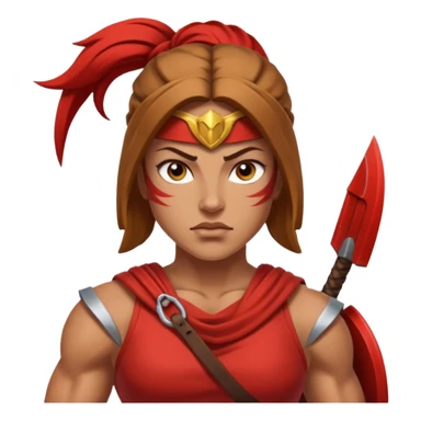 strong spartan woman sticker