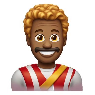 Ronald mcdonalds sticker