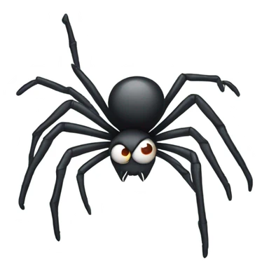 Spider on spider web sticker