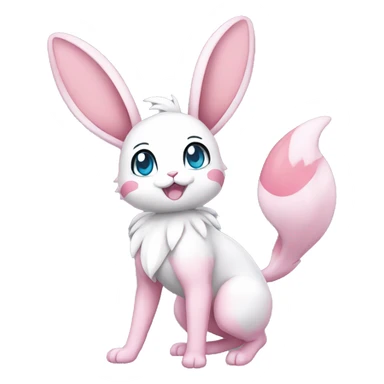 Sylveon-Bunny-Pokémon full body sticker