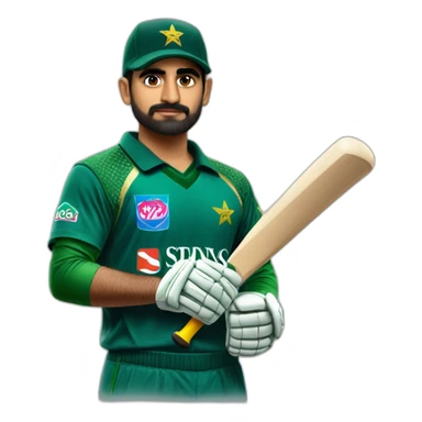 babar azam sticker