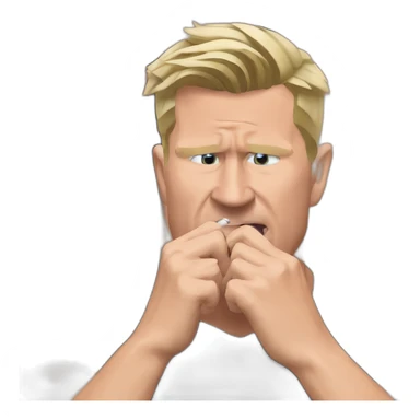 Eddie Howe biting nails sticker