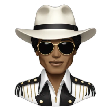 Micheal jackson white sticker