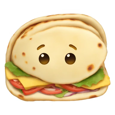 NAAN SANDWICH WRAP sticker