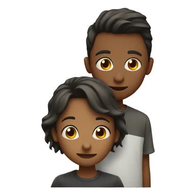 Boy and girl kissing  sticker