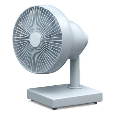 minimal 3d Table-Fan sticker