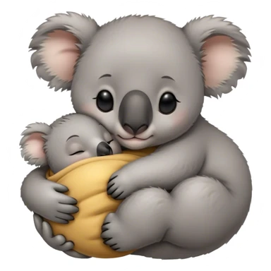 Baby Koala sleeping in someone’s hands sticker
