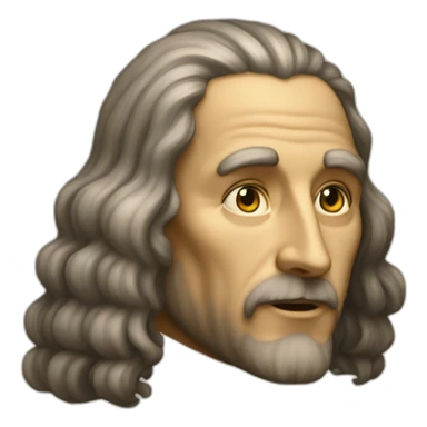 Léonard de Vinci sticker