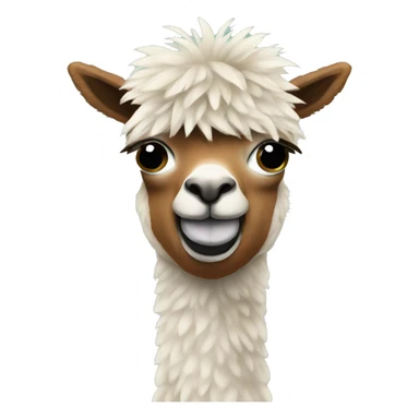 Intoxicated alpaca sticker