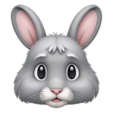 üzgün tavşan sticker