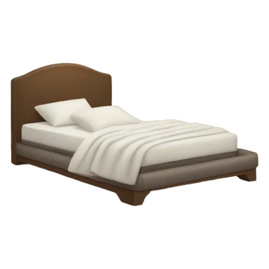 Bed with sleeping zzzz letters flying out of it sticker